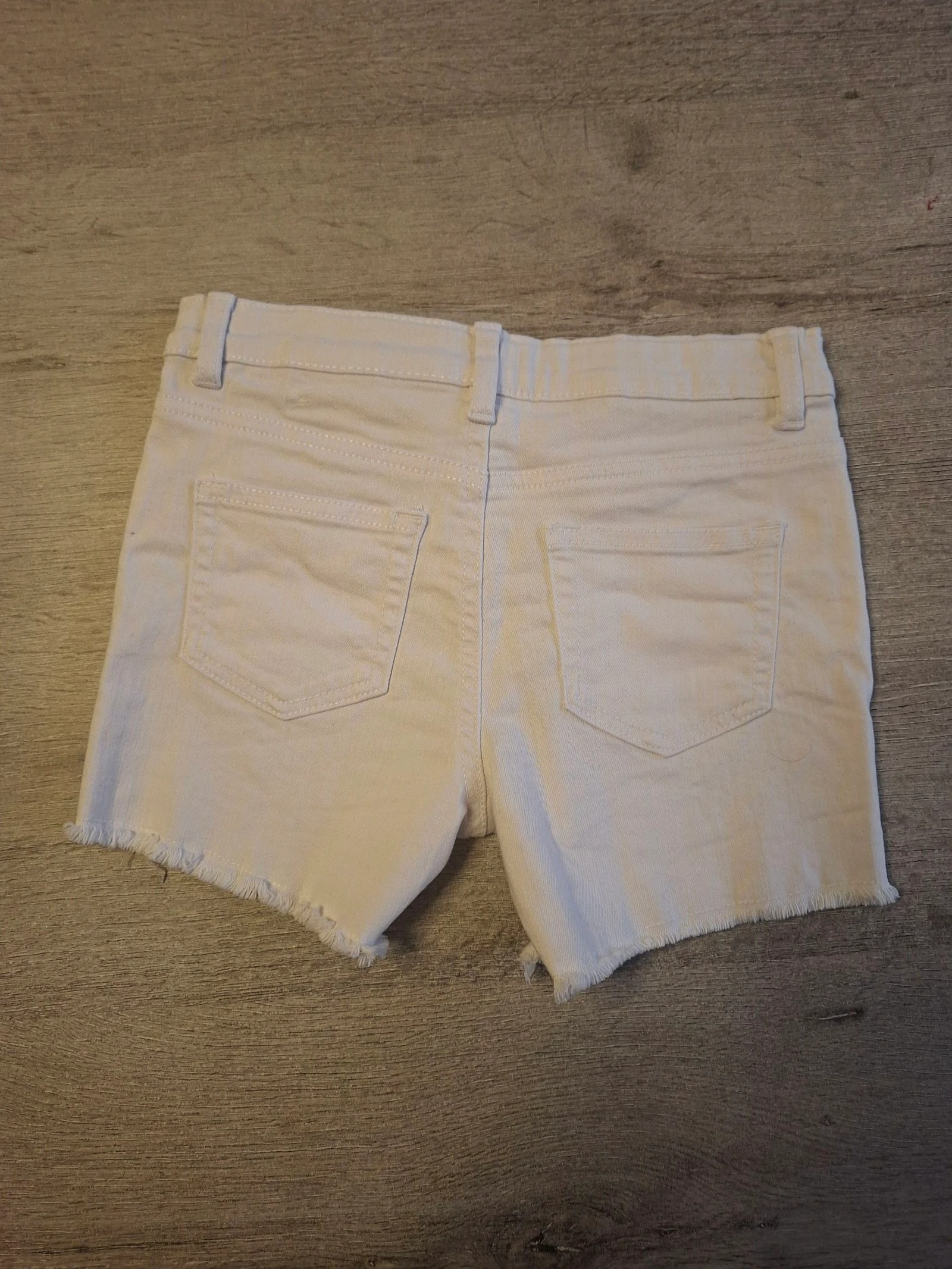 🌷F3-43🌷Witte denim short voor meisjes – Lengte 122 cm (6-7 jaar) | Elegantie & frisheid voor de zomer🌷 – photo 4